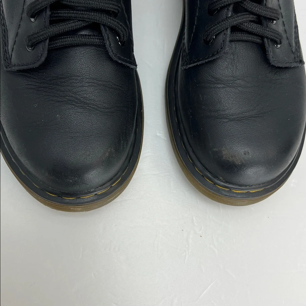 Dr Martens Black Leather Boots 1460 Girls Size 1 US Youth Classic Kids Combat